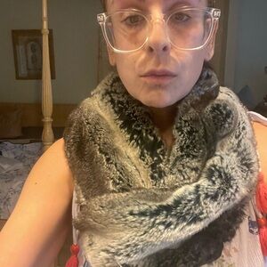 Luxurious Faux Fur Scarf.